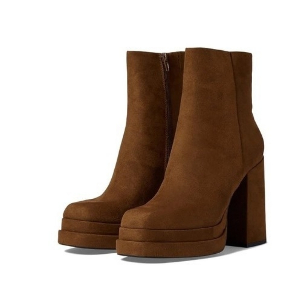 Boss Brown Platform Heeled Boots!.